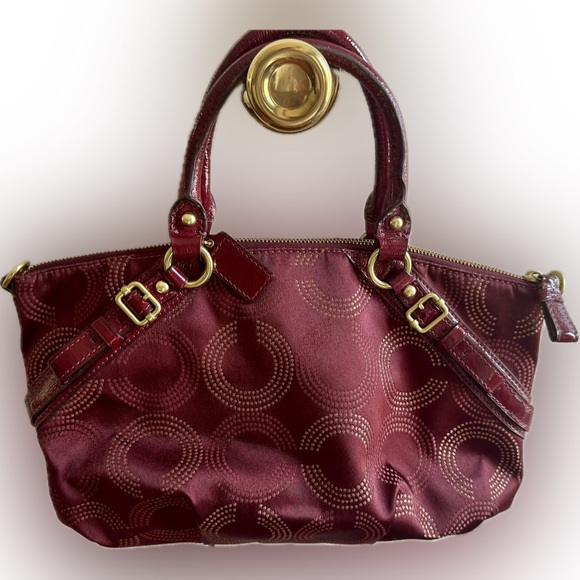 COACH “Madison” burgundy bag! - Picture 2 of 14